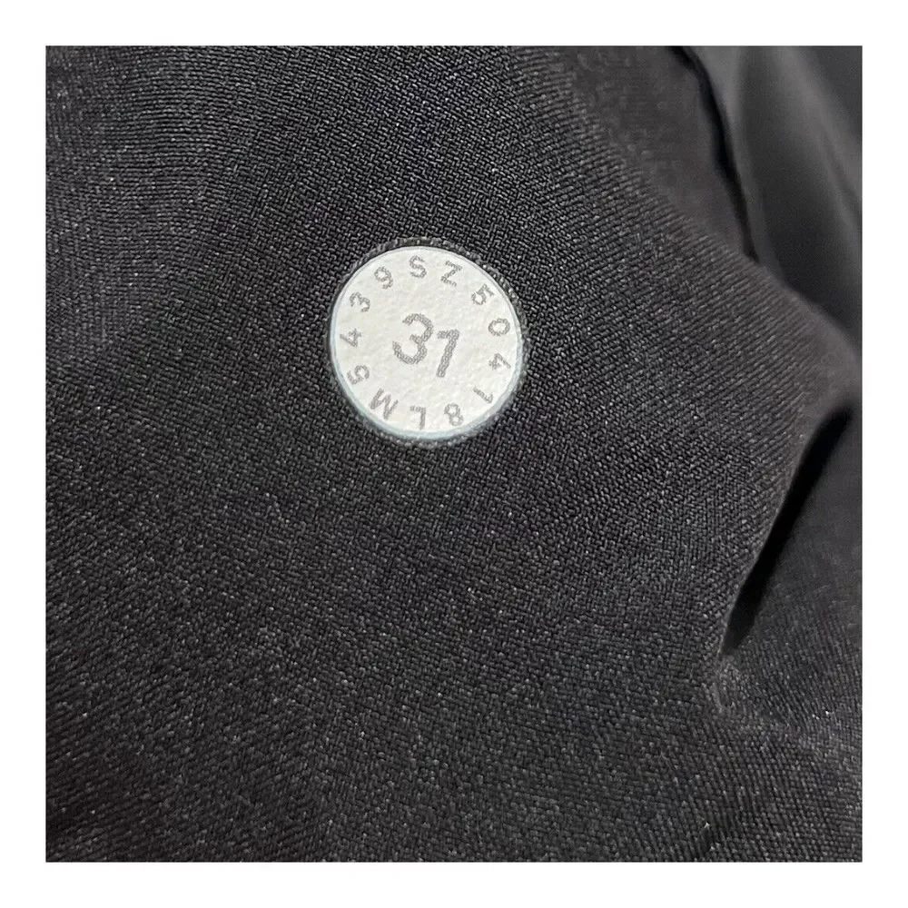 Lululemon ABC Slim Fit Commission‎ Pants Black Warpstreme Men's 31